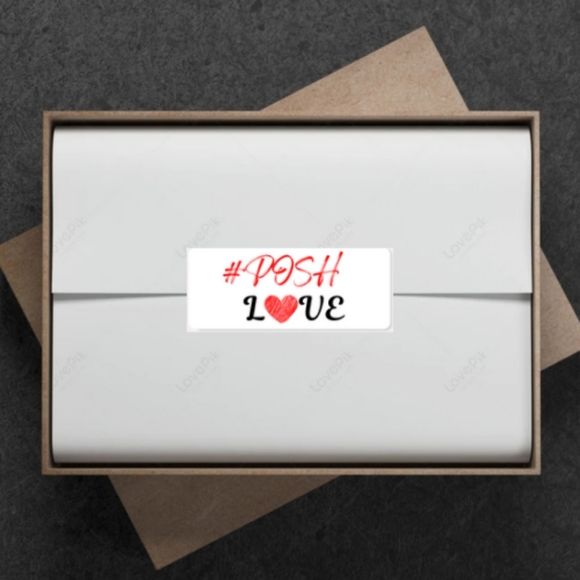 ♥️ 5x25 / 120 Thank You Stickers MATTE PAPER - Picture 2 of 4